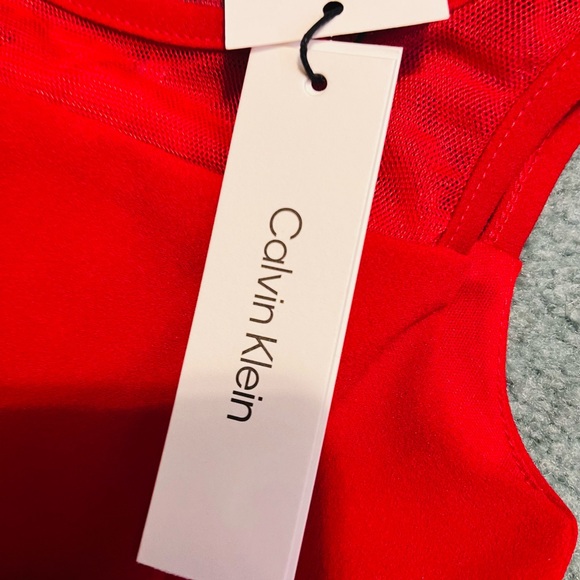 Calvin Klein Toddler Girl Illusion Fit & Flare Dress NWT - Picture 5 of 7